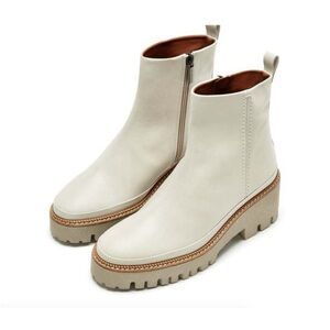 LA CANADIENNE Potion Leather Ivory Cream Boot